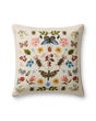 Curio Garden PRP0068 White/Multi 22" Pillow