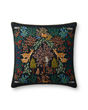 Woodland PRP0069 Black/Multi 22" Pillow