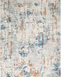 Quarry QUA01 Beige Blue Rust Area Rug