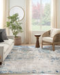 Quarry QUA01 Ivory Grey Blue Area Rug