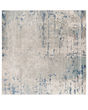 Quarry QUA01 Ivory Grey Blue Area Rug
