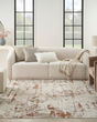Quarry QUA01 Ivory Rust Area Rug
