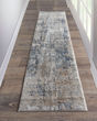 Quarry QUA02 Blue/Beige Area Rug