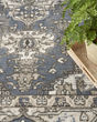 Quarry QUA05 Blue Area Rug