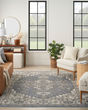 Quarry QUA05 Blue Area Rug
