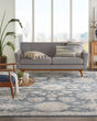 Quarry QUA06 Blue/Beige Area Rug