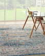 Quarry QUA11 Ivory Blue Area Rug