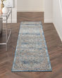 Quarry QUA11 Ivory Blue Area Rug