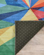 Rainbow Retro Multi Area Rug
