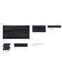 Radiate Carbon Matte Porcelain Tile