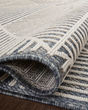 Rainier RAI-03 Denim/Ivory Area Rug