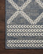 Rainier RAI-05 Denim/Ivory Area Rug