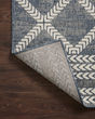 Rainier RAI-05 Denim/Ivory Area Rug