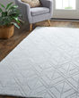 Redford 8847F White/Silver Area Rug