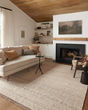 Rivers RIV-03 Sand/Ivory Area Rug