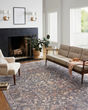 Rosemarie ROE-04 Graphite/Multi Area Rug