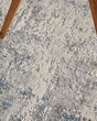 Rustic Textures RUS07 Ivory/Grey-Blue Area Rug