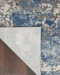 Rustic Textures RUS08 Grey/Blue Area Rug