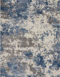 Rustic Textures RUS08 Grey/Blue Area Rug