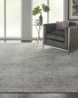 Rustic Textures RUS09 Ivory/Light Blue Area Rug