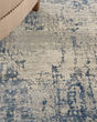 Rustic Textures RUS10 Ivory/Blue Area Rug
