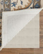 Rylan 8640F Taupe/Ivory/Blue Rug