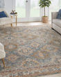 Sahar SHR01 Blue Area Rug