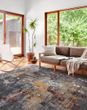 Samra SAM-03 Dk. Grey/Spice Area Rug
