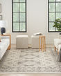 Serenity Home SRH01 Ivory Grey Area Rug