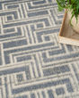 Serenity Home SRH04 Blue Ivory Area Rug