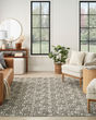 Serenity Home SRH04 Grey Ivory Area Rug