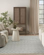 Serenity Home SRH10 Ivory Blue Area Rug