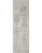 Silk Shadows SHA14 Ivory/Silver Area Rug