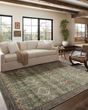 Sinclair SIN-03 Turquoise/Multi Area Rug