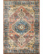 Skye SKY-11 Rust/Blue Area Rug