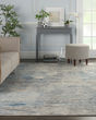 Solace SLA01 Ivory/Grey/Blue Area Rug