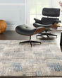 Solace SLA03 Ivory/Grey/Blue Area Rug