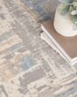 Solace SLA08 Ivory/Grey/Blue Area Rug