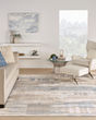 Solace SLA08 Ivory/Grey/Blue Area Rug