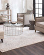 Solitude Via Salaria Cream Beige Area Rug