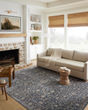 Sorrento SOR-01 Midnight/Natural Area Rug