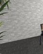 Stacked Marble Bianco Porcelain Tile