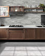 Stacked Marble Grigio Porcelain Tile