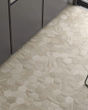 Stria Beige Porcelain Matte Marble Tile
