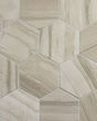 Stria Beige Porcelain Matte Marble Tile