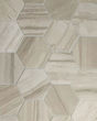 Stria Beige Porcelain Matte Marble Tile