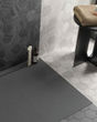 Stria Dark Porcelain Matte Marble Tile