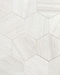 Stria White Porcelain Matte Marble Tile