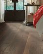 Pebble Hill Mixed Width Weathered Saddle Hickory Hardwood