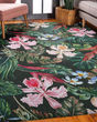 Tropics TC6 Black Area Rug
